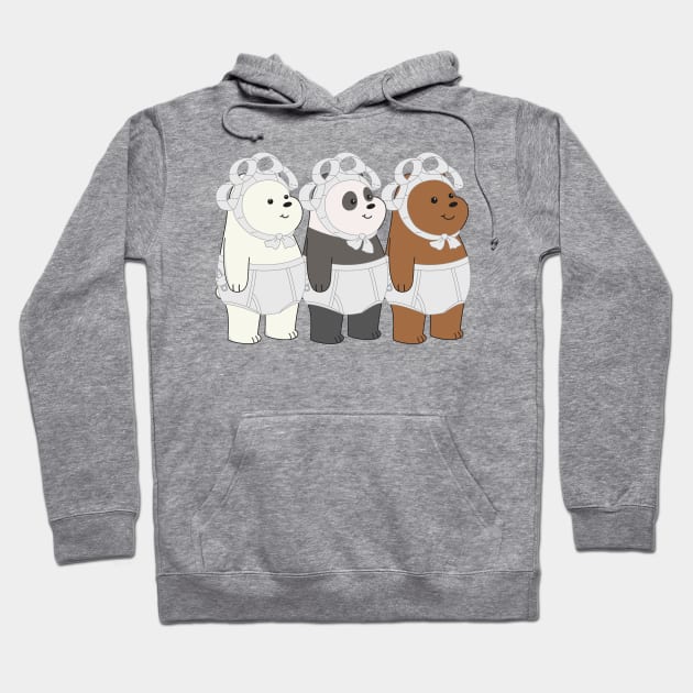 Baby Ice Bear Panda Grizzly Hoodie by Plushism